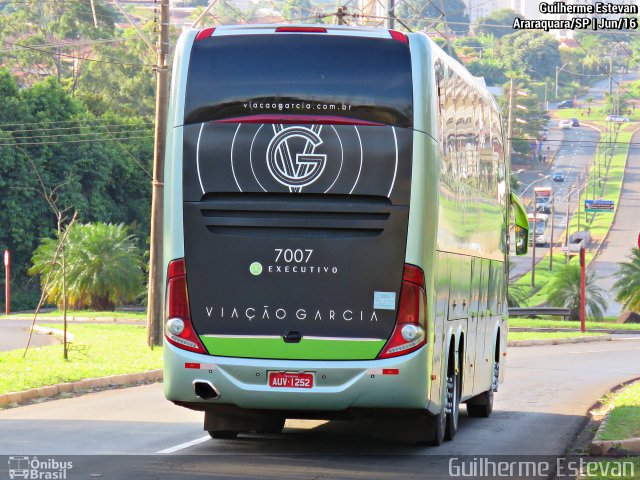 Viação Garcia 7007 na cidade de Araraquara, São Paulo, Brasil, por Guilherme Estevan. ID da foto: 4318346.