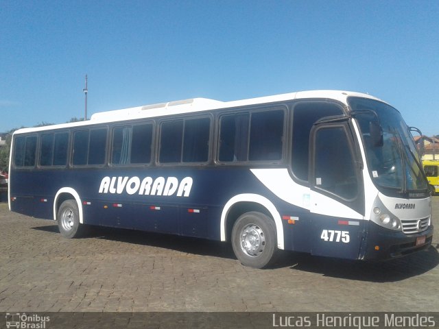 Transportes Alvorada 4775 na cidade de Guarapuava, Paraná, Brasil, por Lucas Henrique Mendes. Número da foto: #4317421.