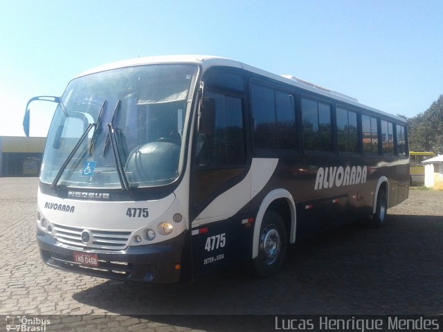 Transportes Alvorada 4775 na cidade de Guarapuava, Paraná, Brasil, por Lucas Henrique Mendes. Número da foto: #4318584.