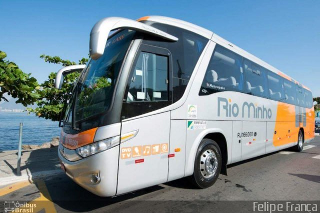 Transturismo Rio Minho RJ 166.060 na cidade de Niterói, Rio de Janeiro, Brasil, por Felipe França. Número da foto: #4317726.