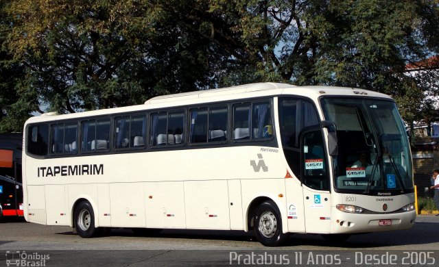 Viação Itapemirim 8201 na cidade de São Paulo, São Paulo, Brasil, por Cristiano Soares da Silva. ID da foto: 4318502.