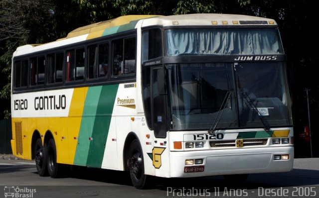 Empresa Gontijo de Transportes 15120 na cidade de São Paulo, São Paulo, Brasil, por Cristiano Soares da Silva. ID da foto: 4318523.