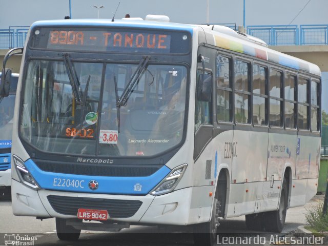 Translitoral Transportes E22040C na cidade de Rio de Janeiro, Rio de Janeiro, Brasil, por Leonardo Alecsander. Número da foto: #4320123.