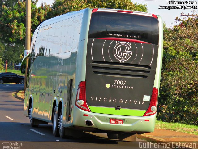 Viação Garcia 7007 na cidade de Araraquara, São Paulo, Brasil, por Guilherme Estevan. ID da foto: 4320455.