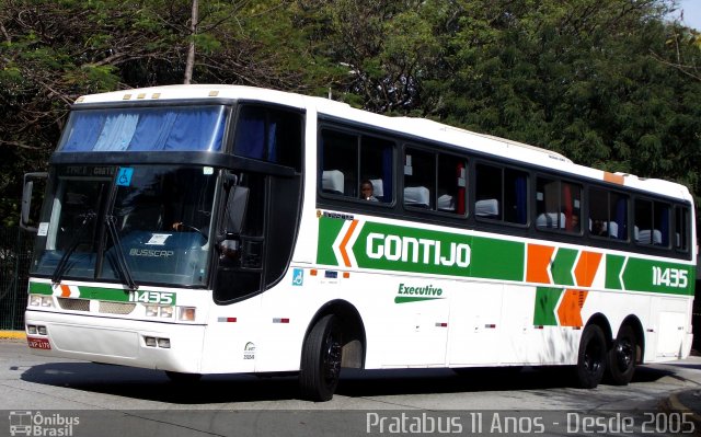 Empresa Gontijo de Transportes 11435 na cidade de São Paulo, São Paulo, Brasil, por Cristiano Soares da Silva. ID da foto: 4321104.