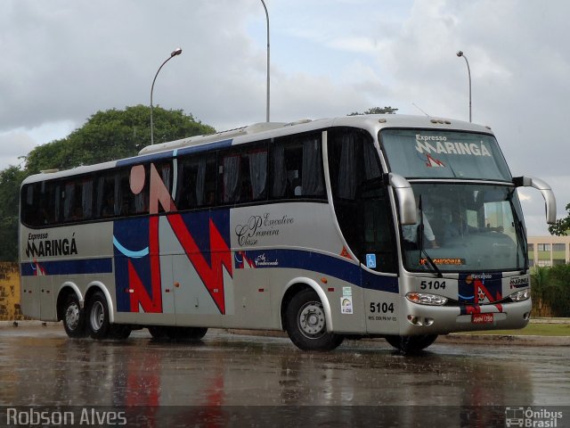 Expresso Maringá 5104 na cidade de Maringá, Paraná, Brasil, por Robson Alves. Número da foto: #4320257.