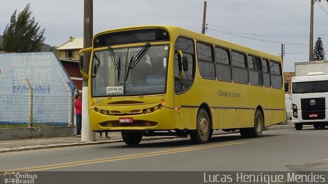 Lagunatur - Laguna Transporte e Turismo 2647 na cidade de Laguna, Santa Catarina, Brasil, por Lucas Henrique Mendes. Número da foto: #4321553.