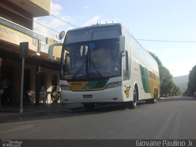 Empresa Gontijo de Transportes 11950 na cidade de Divino das Laranjeiras, Minas Gerais, Brasil, por Giovane Paulino Júnior. ID da foto: 4320681.