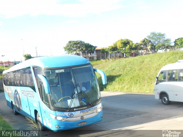 Auto Viação Progresso 6600 na cidade de Natal, Rio Grande do Norte, Brasil, por Keylla Pinto. ID da foto: 4322886.