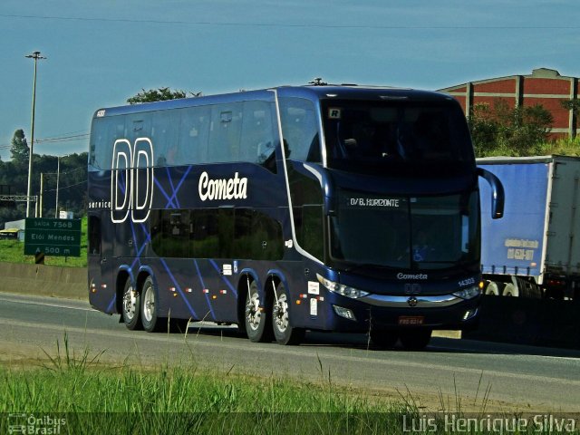 Viação Cometa 14303 na cidade de Três Corações, Minas Gerais, Brasil, por Luis Henrique Silva. Número da foto: #4323727.