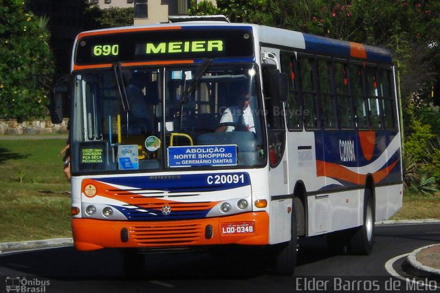 Transportes Litoral Rio C20091  na cidade de Rio de Janeiro, Rio de Janeiro, Brasil, por Elder Barros de Melo. Número da foto: #4322052.