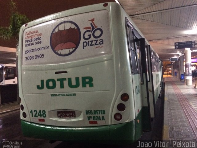 Jotur - Auto Ônibus e Turismo Josefense 1248 na cidade de Florianópolis, Santa Catarina, Brasil, por João Vitor  Peixoto. Número da foto: #4322227.