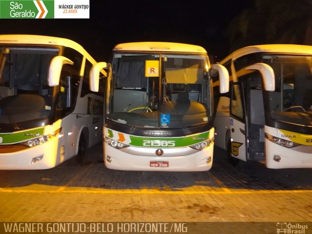 Cia. São Geraldo de Viação 21385 na cidade de Belo Horizonte, Minas Gerais, Brasil, por Wagner Gontijo Várzea da Palma-mg. Número da foto: #4323693.