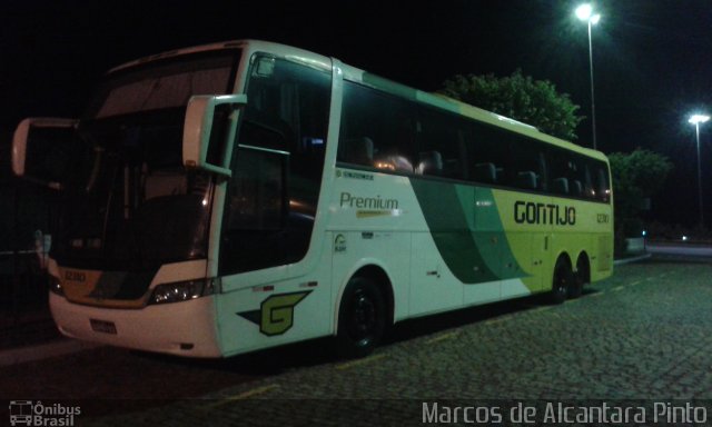 Empresa Gontijo de Transportes 12310 na cidade de João Monlevade, Minas Gerais, Brasil, por Marcos de Alcantara Pinto. Número da foto: #4321929.