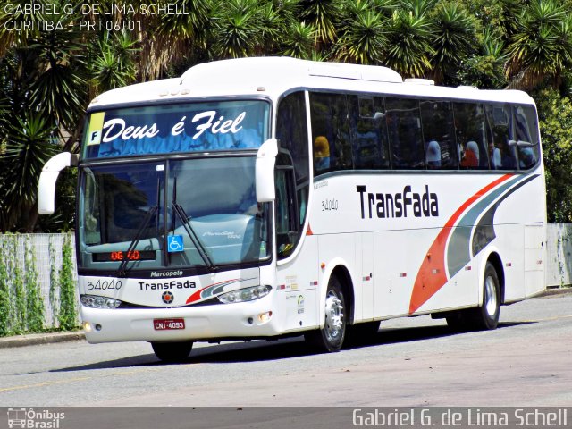 TransFada 34040 na cidade de Curitiba, Paraná, Brasil, por Gabriel Giacomin de Lima. Número da foto: #4325802.