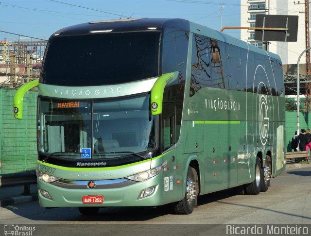 Viação Garcia 7007 na cidade de São Paulo, São Paulo, Brasil, por Ricardo Silva Monteiro. Número da foto: #4324788.