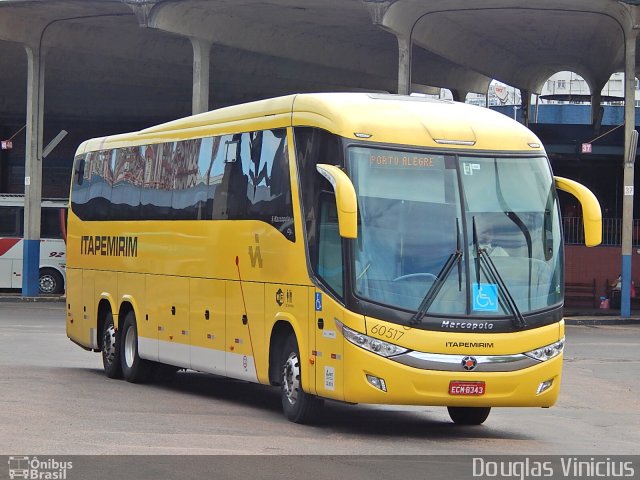 Viação Itapemirim 60517 na cidade de Porto Alegre, Rio Grande do Sul, Brasil, por Douglas Vinicius. Número da foto: #4324579.