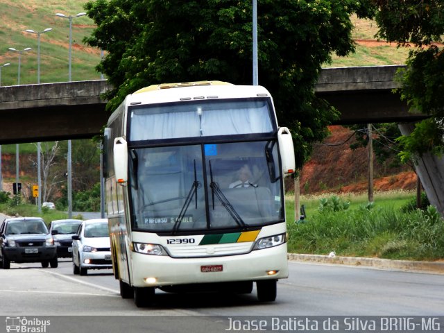 Empresa Gontijo de Transportes 12390 na cidade de Governador Valadares, Minas Gerais, Brasil, por Joase Batista da Silva. Número da foto: #4328011.