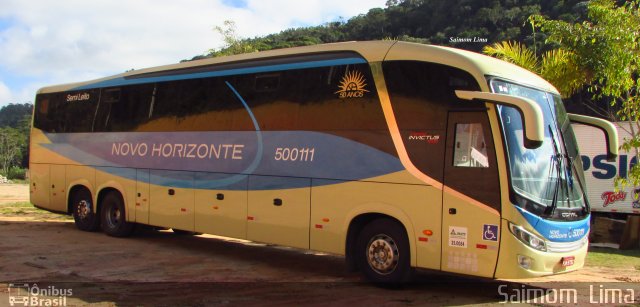 Viação Novo Horizonte 500111 na cidade de Domingos Martins, Espírito Santo, Brasil, por Saimom  Lima. Número da foto: #4326958.