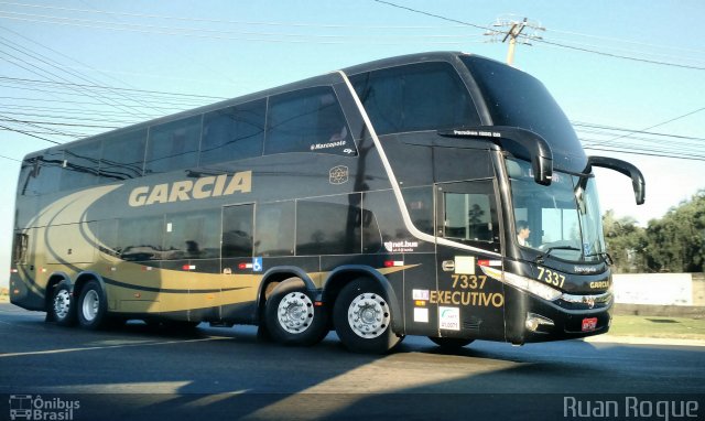 Viação Garcia 7337 na cidade de Americana, São Paulo, Brasil, por Ruan Roque. Número da foto: #4326794.
