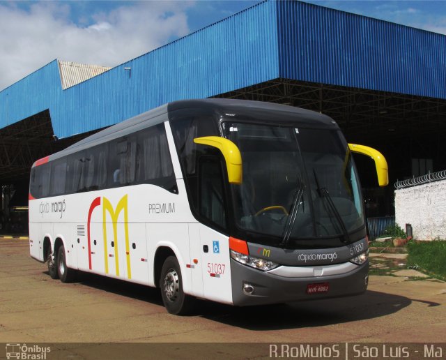 Rápido Marajó 51037 na cidade de São Luís, Maranhão, Brasil, por Romulo de Oliveira Clementino. Número da foto: #4327655.