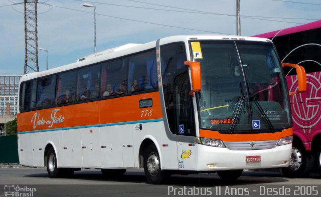 Viação Vale do Tietê 778 na cidade de São Paulo, São Paulo, Brasil, por Cristiano Soares da Silva. ID da foto: 4326837.