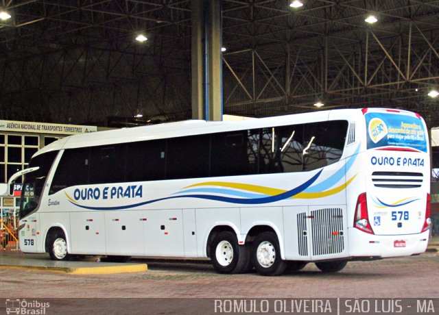 Viação Ouro e Prata 578 na cidade de São Luís, Maranhão, Brasil, por Romulo de Oliveira Clementino. Número da foto: #4327061.