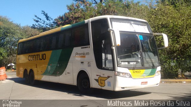 Empresa Gontijo de Transportes 12160 na cidade de São Paulo, São Paulo, Brasil, por Matheus Mota Rosa da Silva. ID da foto: 4329903.