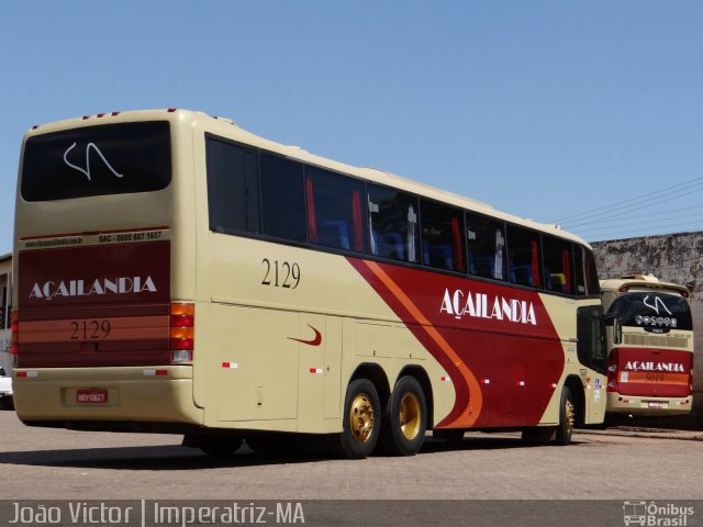 Viação Açailândia 2129 na cidade de Imperatriz, Maranhão, Brasil, por João Victor. ID da foto: 4330644.