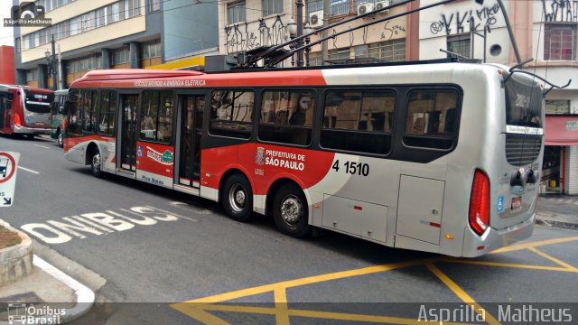 Himalaia Transportes > Ambiental Transportes Urbanos 4 1510 na cidade de São Paulo, São Paulo, Brasil, por Asprilla Matheus. ID da foto: 4329295.