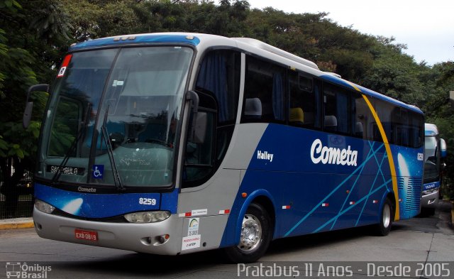 Viação Cometa 8259 na cidade de São Paulo, São Paulo, Brasil, por Cristiano Soares da Silva. ID da foto: 4329591.