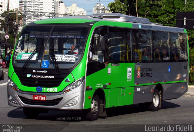 Transcooper > Norte Buss 1 6600 na cidade de São Paulo, São Paulo, Brasil, por Leonardo Fidelli. ID da foto: 4330370.