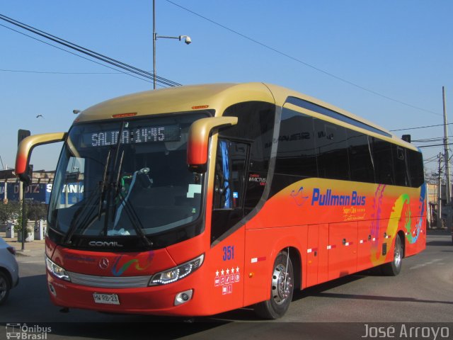 Pullman Bus 351 na cidade de , por José Arroyo Jgambuss. Número da foto: #4329143.