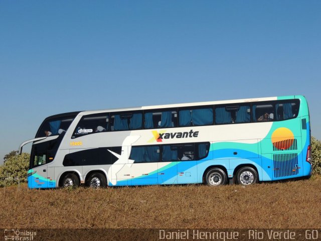 Viação Xavante 15400 na cidade de Brasília, Distrito Federal, Brasil, por Daniel Henrique. Número da foto: #4328796.