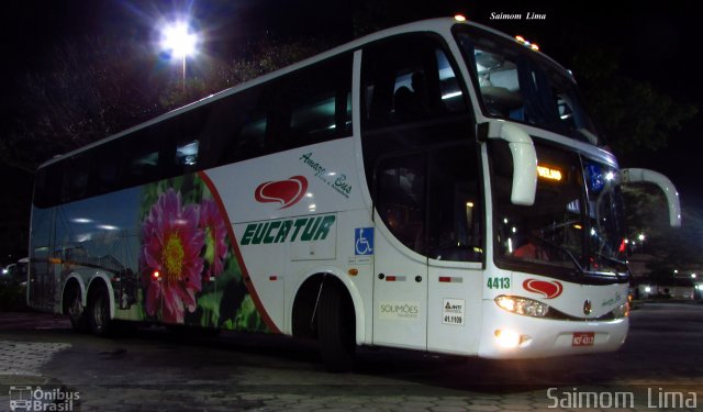 Eucatur - Empresa União Cascavel de Transportes e Turismo 4413 na cidade de Vitória, Espírito Santo, Brasil, por Saimom  Lima. ID da foto: 4329623.