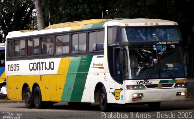 Empresa Gontijo de Transportes 11505 na cidade de São Paulo, São Paulo, Brasil, por Cristiano Soares da Silva. ID da foto: 4329573.