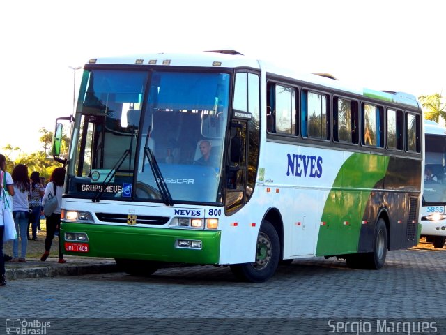 Neves Turismo - Castro Neves Transportadora Turística e Locação de Ônibus 800 na cidade de Porto Seguro, Bahia, Brasil, por Sergio Marques . Número da foto: #4330737.
