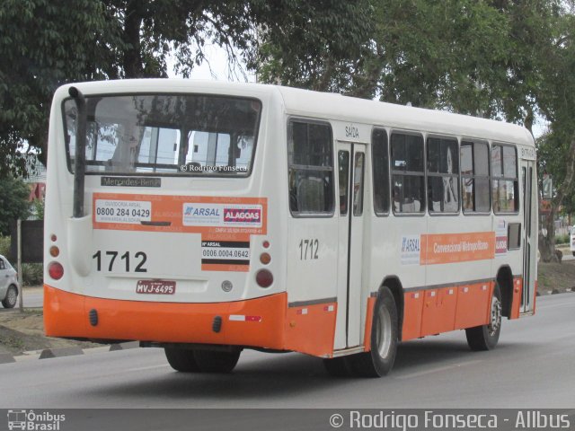 Expresso Metropolitano 1712 na cidade de Maceió, Alagoas, Brasil, por Rodrigo Fonseca. Número da foto: #4331905.