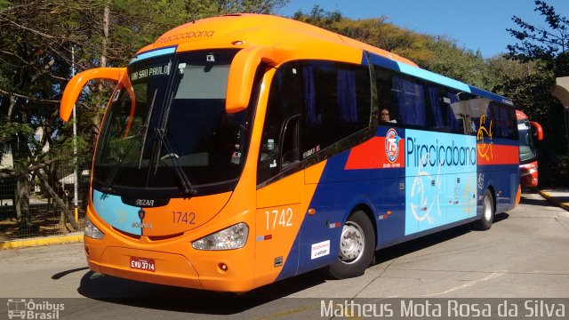Viação Piracicabana 1742 na cidade de São Paulo, São Paulo, Brasil, por Matheus Mota Rosa da Silva. Número da foto: #4331493.