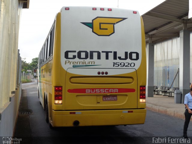 Empresa Gontijo de Transportes 15920 na cidade de Belo Horizonte, Minas Gerais, Brasil, por Fabri Ferreira. ID da foto: 4333007.