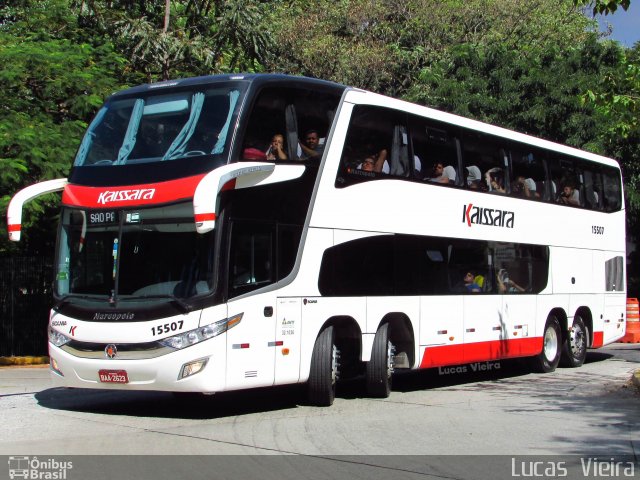 Kaissara - Viação Caiçara 15507 na cidade de São Paulo, São Paulo, Brasil, por Lucas Vieira. ID da foto: 4332489.