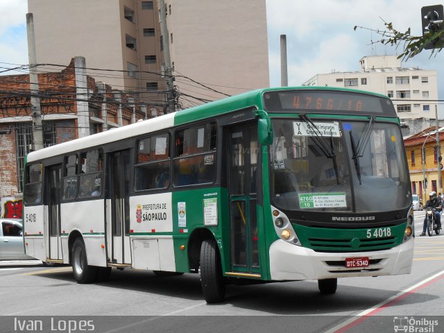 Imperial Transportes 5 4018 na cidade de São Paulo, São Paulo, Brasil, por Ivan da Silva Lopes. Número da foto: #4295544.