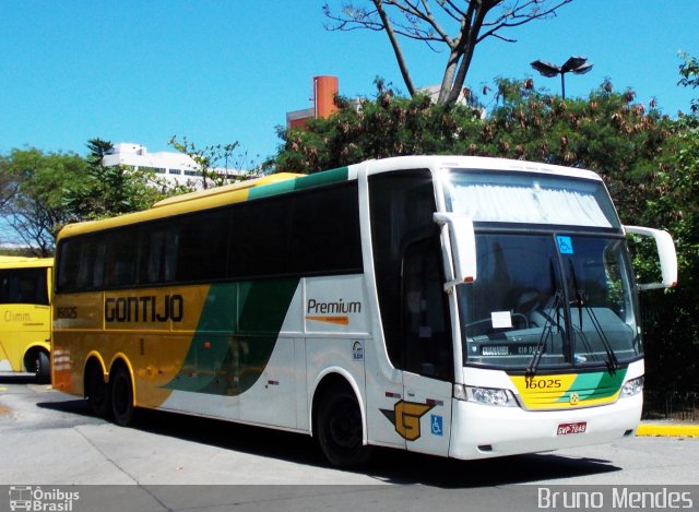 Empresa Gontijo de Transportes 16025 na cidade de São Paulo, São Paulo, Brasil, por Bruno Mendes. ID da foto: 4294628.