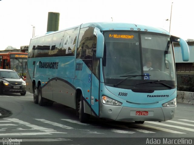 Transnorte - Transporte e Turismo Norte de Minas 83000 na cidade de Belo Horizonte, Minas Gerais, Brasil, por Adão Raimundo Marcelino. ID da foto: 4294870.