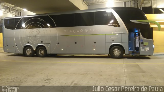 Viação Garcia 8411 na cidade de Sorocaba, São Paulo, Brasil, por Julio Cesar Pereira de Paula. Número da foto: #4295175.