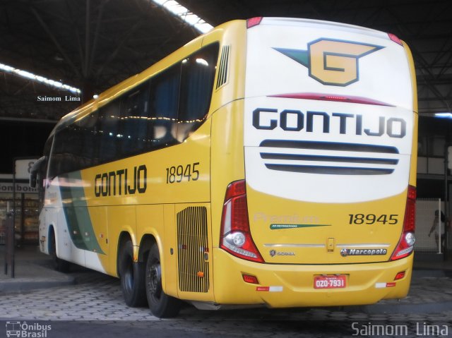 Empresa Gontijo de Transportes 18945 na cidade de Vitória, Espírito Santo, Brasil, por Saimom  Lima. Número da foto: #4335267.