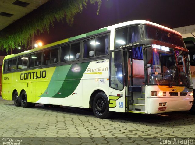 Empresa Gontijo de Transportes 11485 na cidade de Belo Horizonte, Minas Gerais, Brasil, por Luís Carlos Santinne Araújo. ID da foto: 4334845.