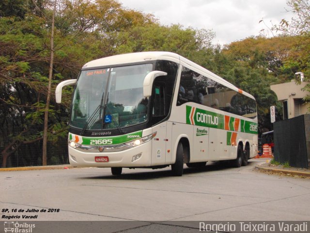 Empresa Gontijo de Transportes 21685 na cidade de São Paulo, São Paulo, Brasil, por Rogério Teixeira Varadi. Número da foto: #4334095.