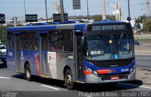Real Transportes Metropolitanos 35.012 na cidade de São Paulo, São Paulo, Brasil, por Cristiano Soares da Silva. Número da foto: #4334067.