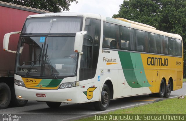 Empresa Gontijo de Transportes 12245 na cidade de Barra do Piraí, Rio de Janeiro, Brasil, por José Augusto de Souza Oliveira. ID da foto: 4337036.